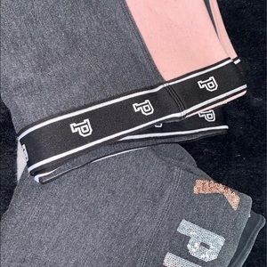 COPY - Victoria Secret Pink Gray Leggings Set